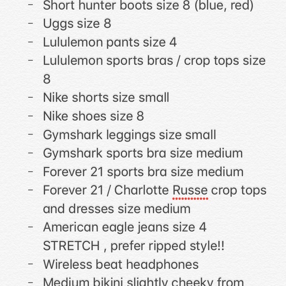 Nike Youth Small Size Chart ISO And TRADES LIST!!! - Main Image